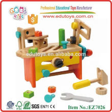 Kids Wooden Education Toy - Conjunto de caixa de ferramentas